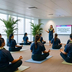 A professional rider on a horse